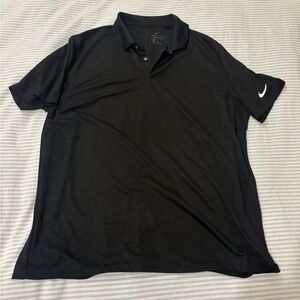 Nike Men's Black Polo Shirt